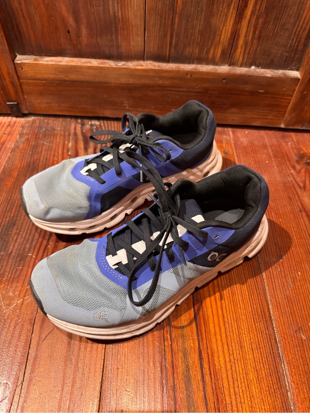 On Running Light Blue and Navy Women’s Running Shoes